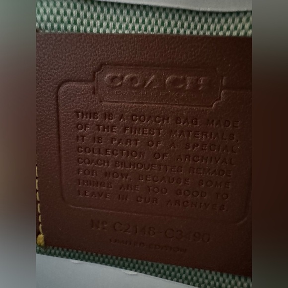 Coach NWT Quilted Swinger 20 - Picture 2 of 9